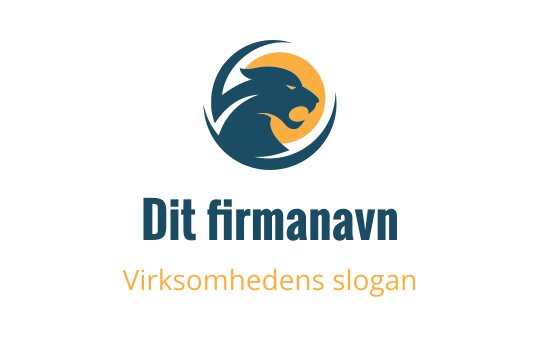 Teal panter silhuett med gull detaljer, som representerer tigerindustrien.