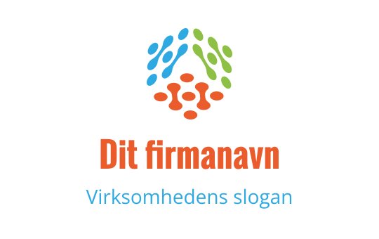 Fargerik logo med sammenkoblede former i blått, grønt og oransje