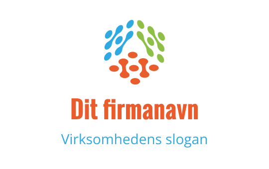 Fargerik logo med sammenkoblede former i blått, grønt og oransje