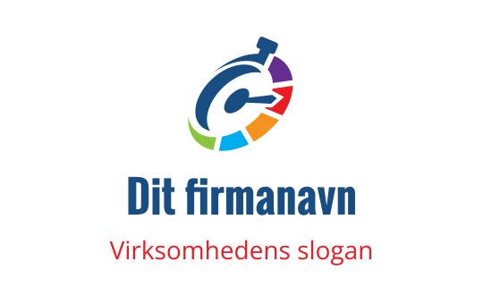Dynamisk logo design med en fargerik hastighetsmåler og stilisert bokstav C