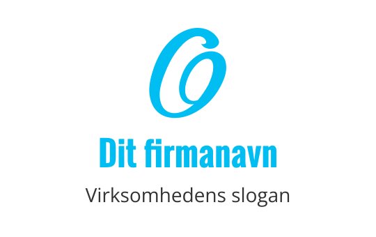 Moderne blå logo med en stilisert bokstav "C