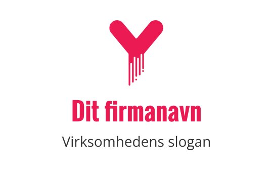 Moderne rosa hjerte logo design med dryppende effekt