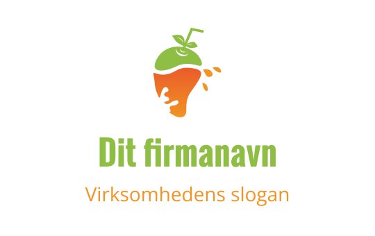 Kreativ logo design av en gulrot med grønne blader og oransje detaljer