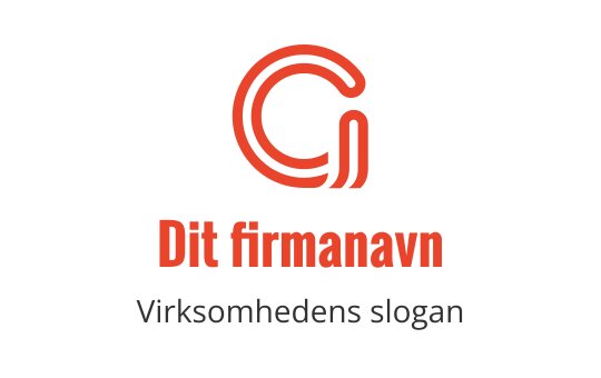 Moderne logo design med en stilisert rød bokstav "C" og "G