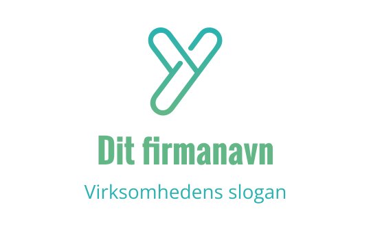 Moderne sammenflettet logo design i grønne og blå nyanser