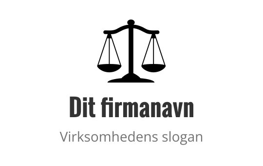Rent og moderne logo design med fet typografi og enkel layout