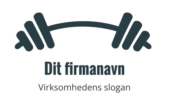 Moderne og ren logo design med en fet vektstang