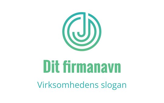 Moderne sirkulært logo design med en stilisert bokstav J i teal gradienter