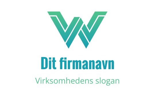 Moderne logo design i teal og grønn med sammenflettede 'W'-former