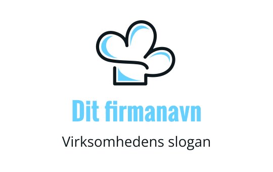 Kreativ logo design med en stilisert sky og avrundede former