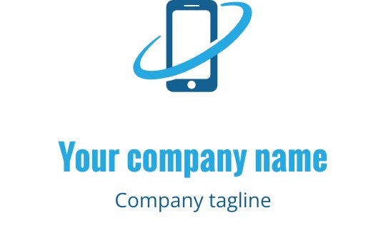 Dynamisk logo design i teal og blå med stiliserte hastighetslinjer