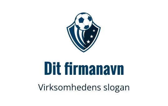 Fet skjoldlogo med en fotball og stjerner