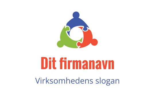 Fargerik logo med sammenflettede figurer i blått, grønt og rødt