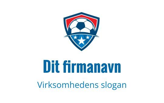 Fet skjoldlogo med en fotball og stjerner