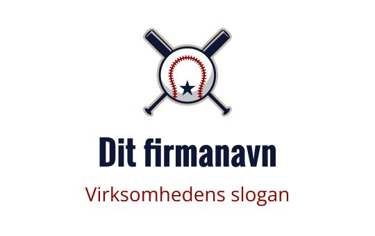Fet logo design med kryssede flaggermus og et sirkulært emblem