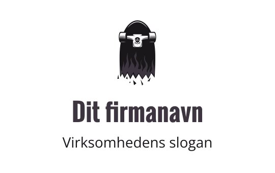Moderne logo design med en dristig bjørn og flammer