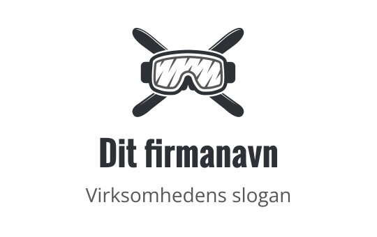Fet logo design med vernebriller og kryssede verktøy