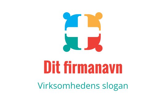 Fargerik logo med et pluss-tegn i en avrundet firkant