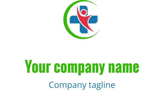 Fargerik logo med abstrakte figurer i rødt, teal og lime