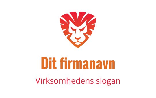 Stilisert løve-logo i rød og oransje, som representerer tigerindustrien.