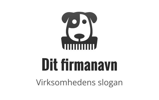 Pet-grooming logo